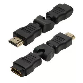 LogiLink adaptador HDMI en ángulo 270° conector macho a conector hembra 4K 60Hz