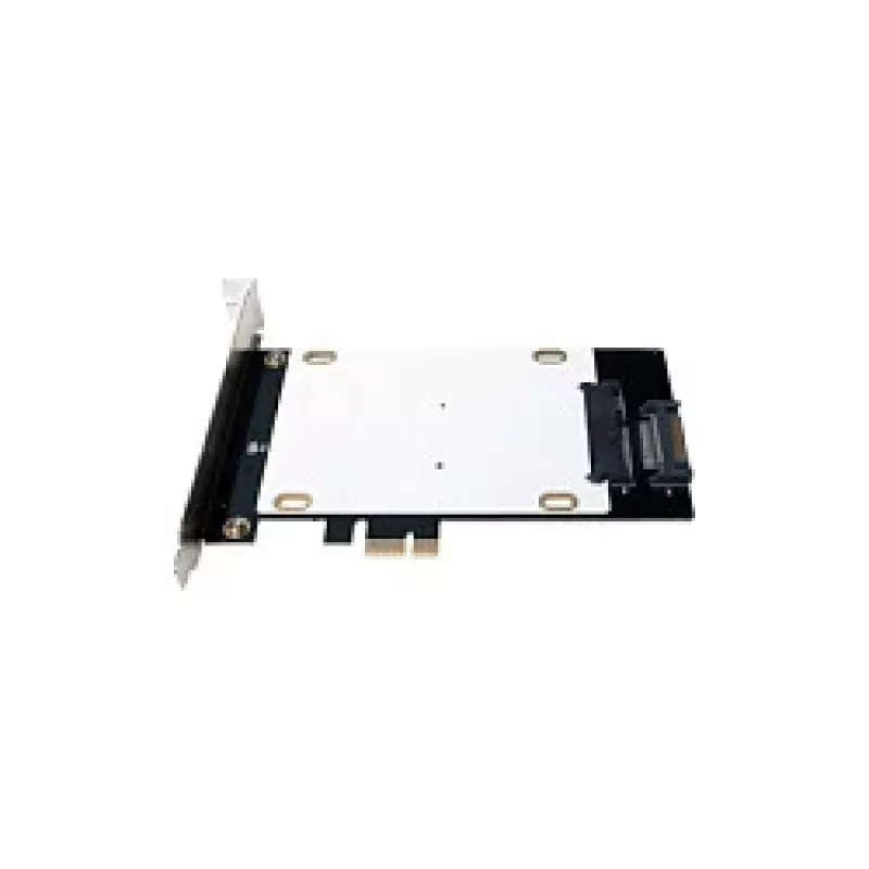 LogiLink tarjeta adaptadora híbrida PCI Express 3.0 x4 dual M.2 NVMe SSD y dual SATA III