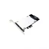 LogiLink tarjeta adaptadora híbrida PCI Express 3.0 x4 dual M.2 NVMe SSD y dual SATA III