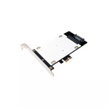 LogiLink tarjeta adaptadora híbrida PCI Express 3.0 x4 dual M.2 NVMe SSD y dual SATA III