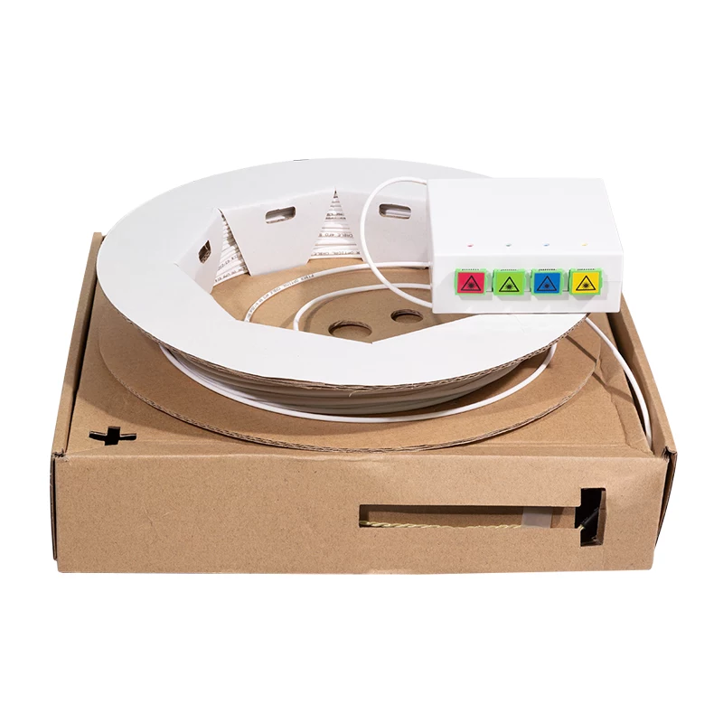 LogiLink caja de empalme FTTH 4x SC/APC con cable de conexión de 40 m, blanco