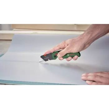 Bosch 1600A032UT cuchillas trapezoidales, pack de 10 en caja dispensadora