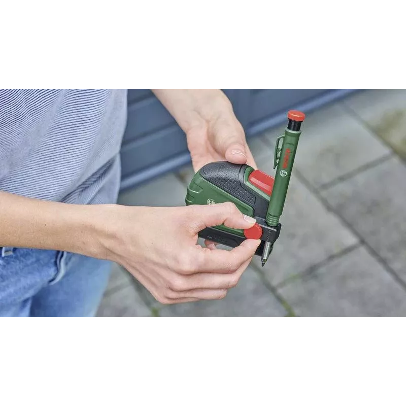 Bosch 1600A03318 cinta métrica de 5m con clip para lápiz (verde/negro)