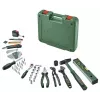 Bosch set de herramientas de mano de 63 piezas en maletín verde