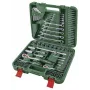 BOSCH POWERTOOLS set de herramientas DIY de 134 piezas en maletín verde con herramientas de mano, puntas, material de fijación y accesorios
