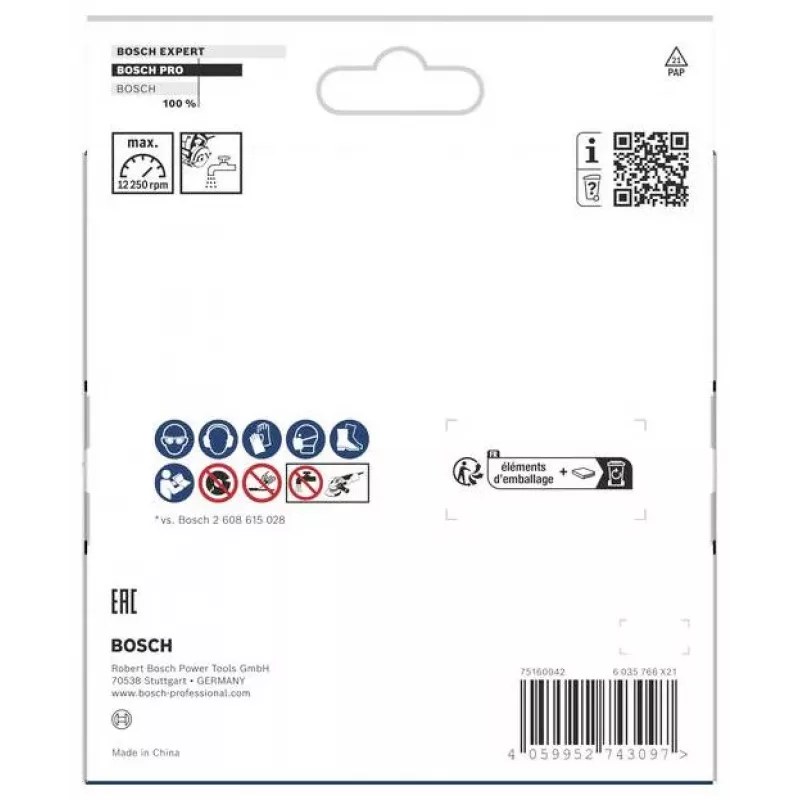 BOSCH POWERTOOLS PRO disco de corte diamantado X-LOCK MultiMaterial, Ø 125 mm (2 unidades, orificio 22,23 mm)