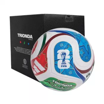 adidas World Cup 26 Trionda League balón de fútbol talla 5 blanco/negro/rojo solar JD8045