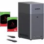 UGREEN DH2300 pack con 2x Seagate IronWolf NAS 4TB CMR (negro)