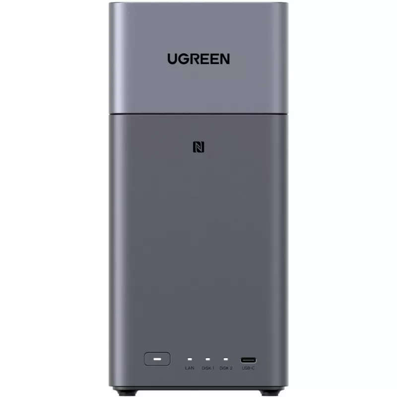 UGREEN DH2300 pack con 2x Seagate IronWolf NAS 4TB CMR (negro)
