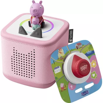 Tonies Toniebox 2 rosa play set con Peppa Pig
