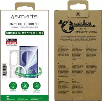 4smarts 360° set de protección para Samsung Galaxy Z Fold8 Ultra – funda, cristal templado y lámina interior