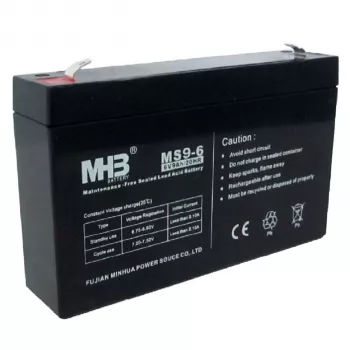 PowerWalker batería MHB MS9-6 6V 9Ah batería de plomo-ácido sellada para sistemas SAI