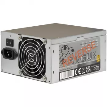 Inter-Tech HA-600AA2-Rev fuente de alimentación ATX 600W - negra, no modular, ventilador de 120mm