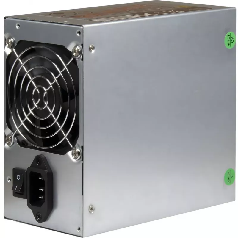 Inter-Tech HA-600AA2-Rev fuente de alimentación ATX 600W - negra, no modular, ventilador de 120mm