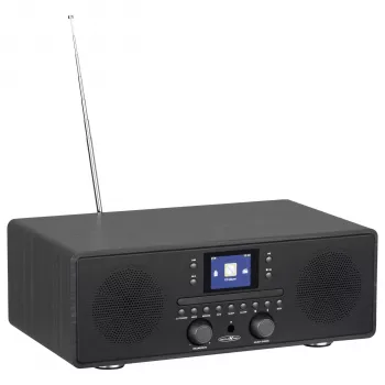 Reflexion HRA23INT radio DAB+ / FM / por internet con Bluetooth, Spotify Connect, pantalla TFT en color de 2,4 pulgadas, 2 altavoces estéreo de 2 x 5 W, negro