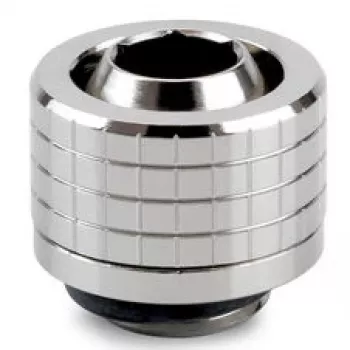 Thermal Grizzly DeltaMate racor para tubo, latón - níquel brillante, ST13 (13 mm de diámetro exterior, G1/4 pulgadas)