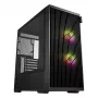 Fortron M330 caja para PC mini-torre con cristal templado, negro
