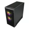 Fortron M330 caja para PC mini-torre con cristal templado, negro