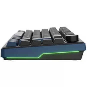 Ducky OK-M 75 teclado gaming mecánico, formato 75%, hot-swappable, RGB, ANSI, KTT Wine Red Switches