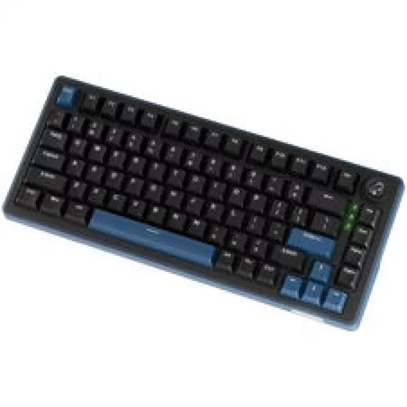Ducky OK-M 75 teclado gaming mecánico, formato 75%, hot-swappable, RGB, ANSI, KTT Wine Red Switches