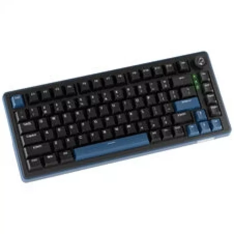 Ducky OK-M 75 teclado gaming, 75%, hot-swappable, RGB, ANSI - KTT Baby Blue Switches