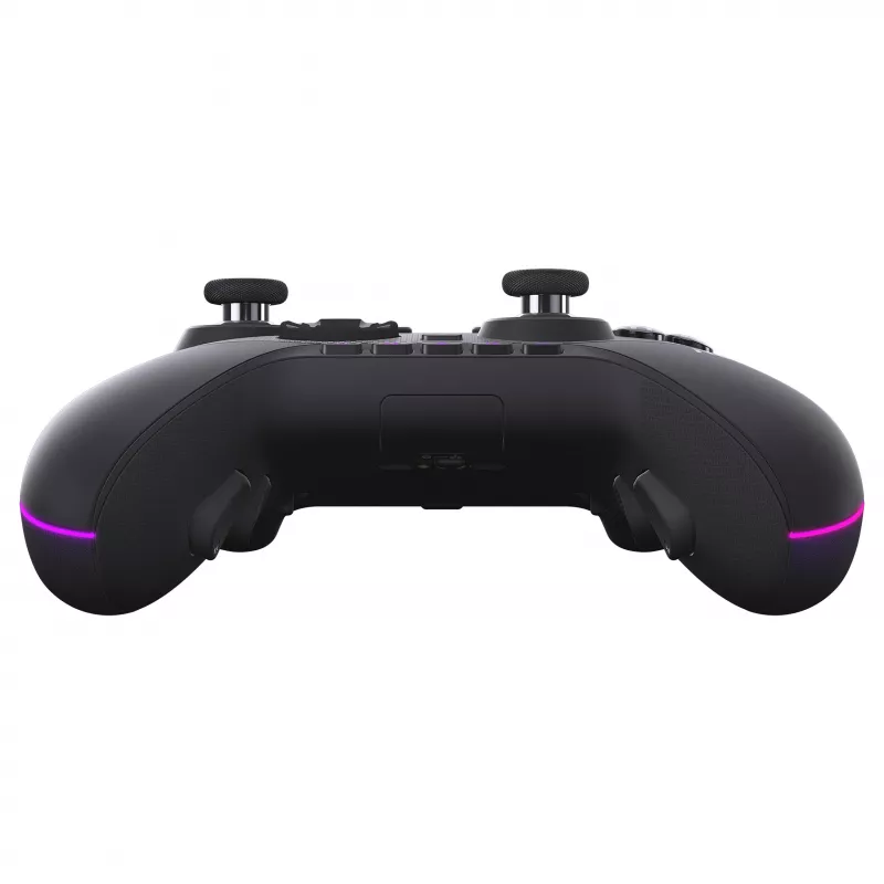 ASUS ROG Raikiri II Pro Mando Gaming para PC - Triple-Mode (USB-C, 2,4 GHz RF, Bluetooth 5.0), pantalla OLED, 4 paletas programables, ESS-DAC, negro