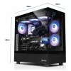 Thermaltake FTW V270 Sobremesa Gaming (Intel Core i7-15700K, RTX 5070 Ti, 32GB DDR5, 2TB NVMe, Windows 11 Home, negro)