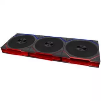 Lian Li UNI FAN TL FLEX Wireless ARGB Reverse Blade Ventilador 120mm Pack de 3 con controlador, negro