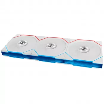 Lian Li UNI FAN TL FLEX Wireless ARGB Reverse Blade Ventilador 120mm Pack de 3 con controlador - blanco