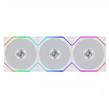 Lian Li UNI FAN TL FLEX Wireless ARGB Reverse Blade Ventilador 120mm Pack de 3 con controlador - blanco