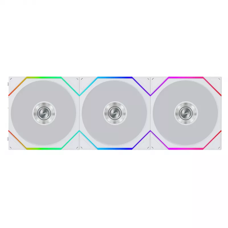 Lian Li UNI FAN TL FLEX Wireless ARGB Reverse Blade Ventilador 120mm Pack de 3 con controlador - blanco