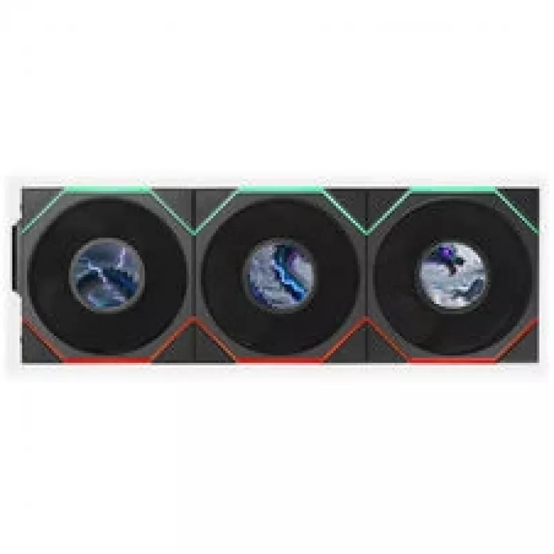 Lian Li UNI FAN TL LCD FLEX Wireless 120mm ARGB-LCD Ventilador - negro, pack de 3 con controlador