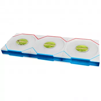 Lian Li UNI FAN TL120 LCD FLEX Wireless ARGB 120mm PWM Ventilador de caja pack de 3 blanco