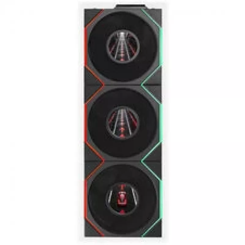 Lian Li UNI FAN TL LCD FLEX Wireless ARGB Reverse Blade Ventilador 120mm pack de 3 con controlador, negro