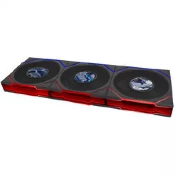 Lian Li UNI FAN TL LCD FLEX Wireless ARGB Reverse Blade Ventilador 120mm pack de 3 con controlador, negro