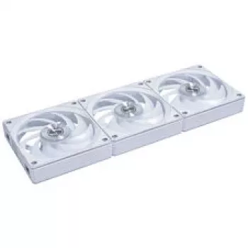 Lian Li UNI FAN CL FLEX Wireless PWM ARGB 120mm blanco pack de 3 con controlador