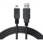 Wacom ACK4090601 Cable de datos y carga USB-A a Micro-USB-B de 3m para STU-530/430, Intuos Pro, Cintiq Pro, One by Wacom - Negro