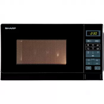 Sharp R-242(BK)W Microondas solo - 20 litros - 800 W - Negro