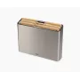 Joseph Joseph Folio Bamboo Set de 3 tablas de cortar con soporte fino, Gris antracita