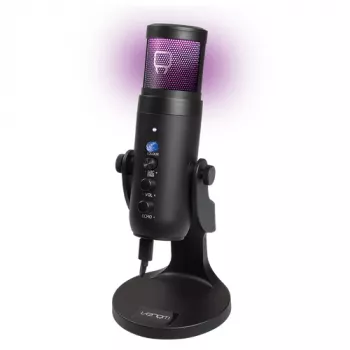 Venom VS2868 Micrófono LED para streaming - Negro