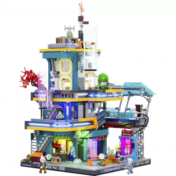 LUMIBRICKS Cyberpunk Neoncity - Apartment Puzzle de 1000 piezas