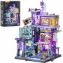 LUMIBRICKS Cyberpunk Neoncity Gamestack Letrero de neón LED