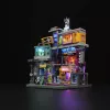 LUMIBRICKS Cyberpunk Neoncity Gamestack Letrero de neón LED