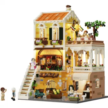LUMIBRICKS Restaurante italiano de estilo rústico