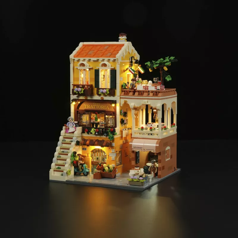 LUMIBRICKS Restaurante italiano de estilo rústico