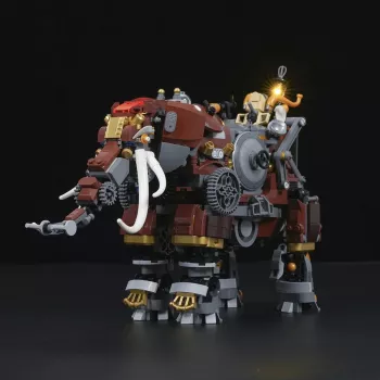 Lumibricks Steamphant elefante steampunk set de construcción LED 800 piezas modelo de exposición alimentado por USB