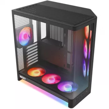NZXT H6 RGB+ 2026 caja gaming mid-tower airflow negra cristal templado