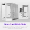 NZXT H6 RGB+ 2026 caja gaming mid-tower airflow blanca cristal templado