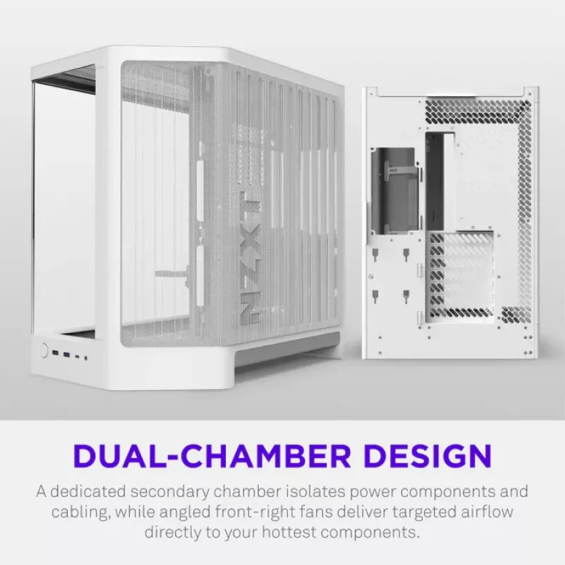 NZXT H6 RGB+ 2026 caja gaming mid-tower airflow blanca cristal templado