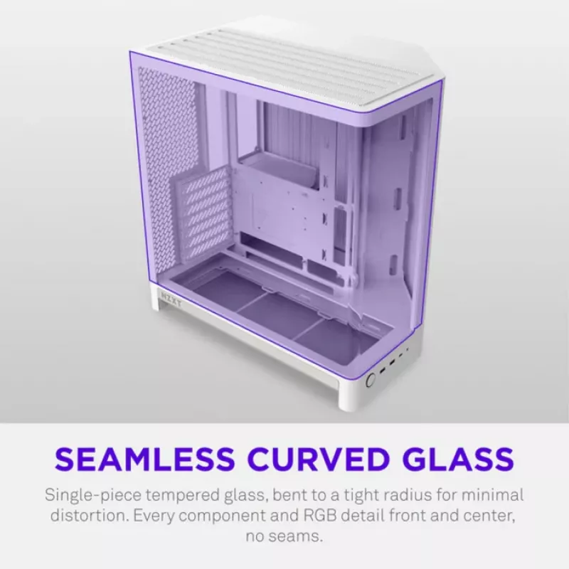 NZXT H6 RGB+ 2026 caja gaming mid-tower airflow blanca cristal templado